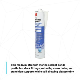 Foto 3 | Foto 3 | Sellador Adhesivo 3m 06580 Marine Waterproof Blanco 295 Ml - Venta Internacional.