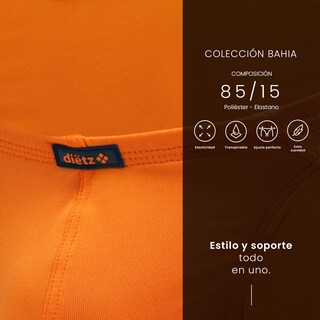 Foto 4 | Foto 4 | Tangas para Hombre Bahia Dietz Naranja 3 Piezas