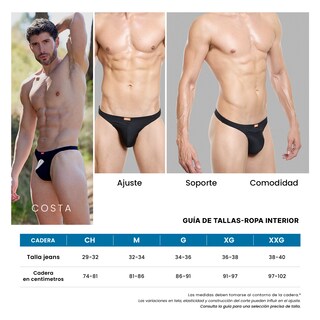 Foto 6 | Foto 6 | Tangas Dietz Flow para Hombre 3 Piezas