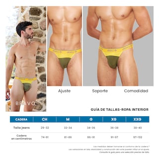 Foto 7 | Foto 7 | Tangas Dietz Flow para Hombre 3 Piezas
