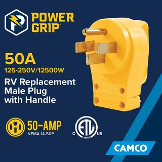 Foto 2 | Foto 2 | Enchufe De Repuesto Camco Power Grip 50a Rv Con Mango 125-250 V - Venta Internacional.