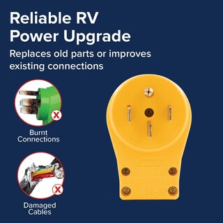 Foto 3 | Foto 3 | Enchufe De Repuesto Camco Power Grip 50a Rv Con Mango 125-250 V - Venta Internacional.