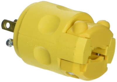 Foto 2 | Foto 2 | Enchufe Leviton De Vinilo De 2 Hilos 15 A 115 V Amarillo - Venta Internacional.