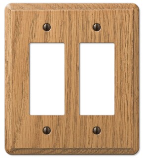 Foto 1 | Foto 1 | Placa De Pared Amerelle 927l 2 Rocker De Madera De Roble Claro - Venta Internacional.