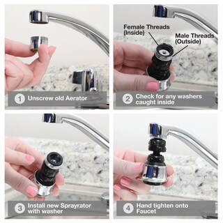 Foto 2 | Foto 2 | Aireador Danco 10500 De Doble Rosca Para Ahorrar Agua 1.5 Gpm - Venta Internacional.