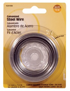 Foto 1 | Foto 1 | Hobby Wire Hillman Acero Galvanizado 16 Ga. 25 Pies Paquete De 10 - Venta Internacional.