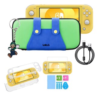 Foto 1 | Foto 1 | Kit De Accesorios Con Funda Para Nintendo Switch Lite Verde