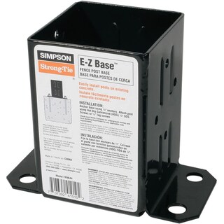 Foto 1 | Foto 1 | Base Simpson Strong-tie Fpbb44 E-z Base Negra 4x4 - Venta Internacional.