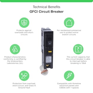 Foto 2 | Foto 2 | Disyuntor Square D De Schneider Electric Hom120gficp 20a - Venta Internacional.
