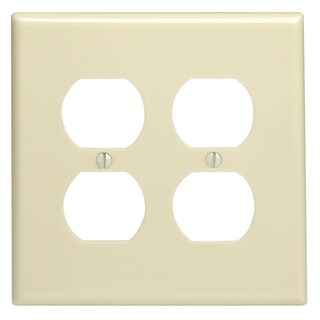 Foto 1 | Foto 1 | Placa De Pared Leviton 86116 2 Elementos Dúplex Termoestable Color Marfil - Venta Internacional.