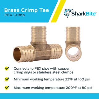 Foto 4 | Foto 4 | Camiseta Engarzada De Latón Sharkbite De 1 Pulgada Pe-rt Uc374lfa - Venta Internacional.
