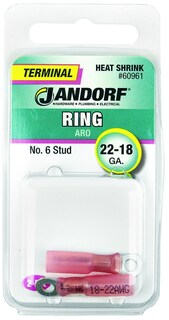 Foto 1 | Foto 1 | Terminal Con Anillo Termorretráctil Jandorf 22-18 Awg Rosa - Venta Internacional.