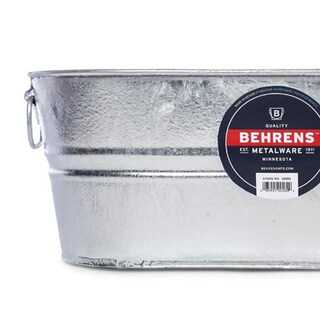 Foto 3 | Foto 3 | Tina Ovalada De Acero Galvanizado Bucket Behrens De 5.5 Galones - Venta Internacional.