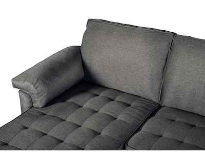 Foto 3 | Foto 3 | Sala Modular Doble Chaise Makora Salazar Con Memory Foam Color Oxford Lino Respaldo Reclinable De 3 Posiciones