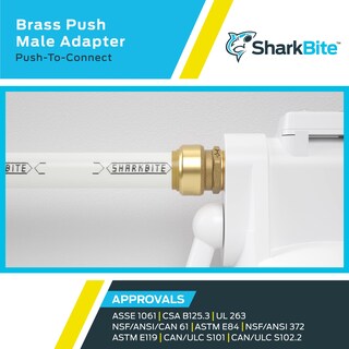 Foto 5 | Foto 5 | Adaptador Sharkbite U139lfa 3/4 X 1 Pulgada Mnpt De Latón Para Fontanería - Venta Internacional.