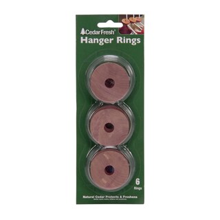 Foto 5 | Foto 5 | Paquete De 6 Anillos De Cedro Household Essentials Antipolillas Naturales - Venta Internacional.