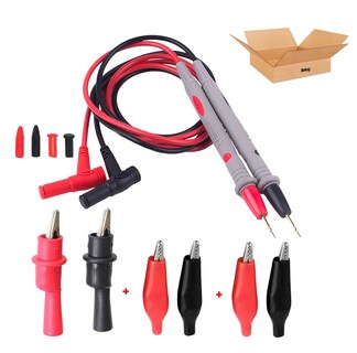 Foto 1 | Foto 1 | ''kit Punta Multimetro Digital Prueba Cable Universal 20amp Gris Rojo ''