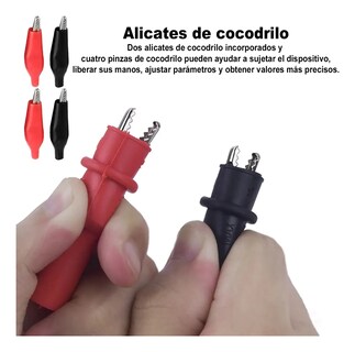 Foto 3 | Foto 3 | ''kit Punta Multimetro Digital Prueba Cable Universal 20amp Gris Rojo ''