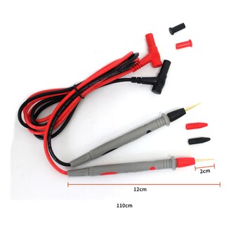 Foto 5 | Foto 5 | ''kit Punta Multimetro Digital Prueba Cable Universal 20amp Gris Rojo ''