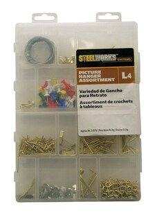 Foto 1 | Foto 1 | Set Hillman Para Colgar Cuadros Chapado En Latón 500 Unidades Surtido - Venta Internacional.
