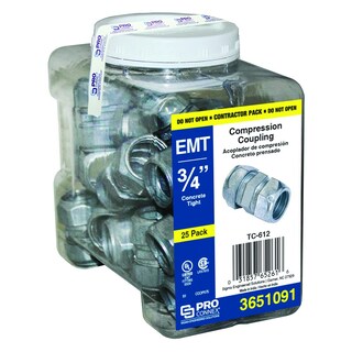 Foto 3 | Foto 3 | Acoplamiento De Compresión Emt Tc-612 De Sigma Electric 3/4 Pulgadas Paquete De 25 - Venta Internacional.