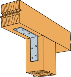 Foto 3 | Foto 3 | Angle Simpson Strong-tie De Acero Galvanizado 11 7 X 3 8 Cm - Venta Internacional.