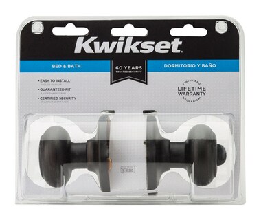 Foto 1 | Foto 1 | Perilla De Privacidad Kwikset Cove Venetian Bronze Para Diestros O Zurdos - Venta Internacional.