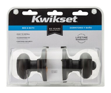 Foto 2 | Foto 2 | Perilla De Privacidad Kwikset Cove Venetian Bronze Para Diestros O Zurdos - Venta Internacional.