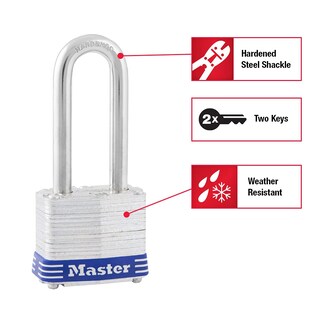 Foto 2 | Foto 2 | Padlock Master Lock 3dlh Para Exteriores Con Llave Paquete De 1 - Venta Internacional.