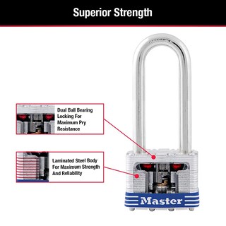 Foto 6 | Foto 6 | Padlock Master Lock 3dlh Para Exteriores Con Llave Paquete De 1 - Venta Internacional.