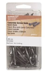 Foto 1 | Foto 1 | Nail Hillman Concrete Steel Mango Plano Cuadrado 2 Cm De Largo 0 45 Kg - Venta Internacional.