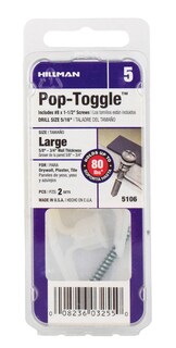 Foto 2 | Foto 2 | Pop-toggle Anchors Hillman De 5/8 Pulgadas. Zinc Pan Head Paquete De 2 X 6 - Venta Internacional.