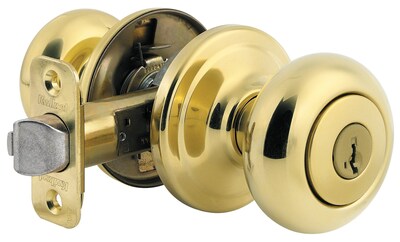 Foto 1 | Foto 1 | Combinación De Pomo De Puerta Y Cerrojo Kwikset Juno Smartkey Brass - Venta Internacional.