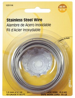 Foto 1 | Foto 1 | Cable Hillman 19 Ga. Acero Inoxidable 9 M (30 Pies) Paquete De 10 - Venta Internacional.