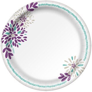 Foto 6 | Foto 6 | Plato Llano Dixie Flowers Bloom Paper 22 Cm 48 Unidades Paquete De 10 - Venta Internacional.
