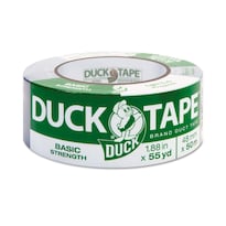 Cinta Adhesiva Duck 1118393 Basic Strength Plateada De 4 8 Cm X 50 M - Venta Internacional.