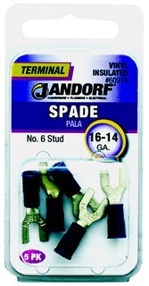 Foto 1 | Foto 1 | Terminal Spade Jandorf 60918 16-14 Awg 600 V Con Aislamiento - Venta Internacional.