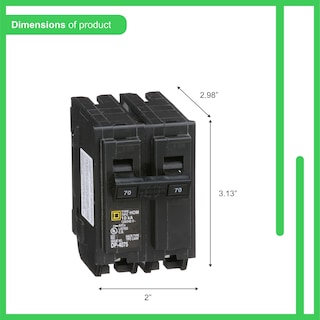 Foto 3 | Foto 3 | Disyuntor Square D Homeline 70a 120/240 V Bulk2 - Venta Internacional.