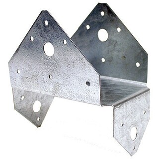 Foto 2 | Foto 2 | Acero Galvanizado Simpson Strong-tie De Media Base 2 5 X 6 5 X 14 Cm - Venta Internacional.