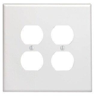 Foto 1 | Foto 1 | Receptáculo Para Dispositivos Dúplex Wallplate Leviton De 2 Elementos Blanco - Venta Internacional.
