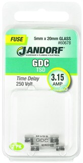 Foto 1 | Foto 1 | Cartucho De Retardo De Tiempo Fuse Jandorf Gdc 3.15 A 250 V - Venta Internacional.