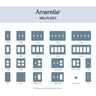 Foto 3 | Foto 3 | Placa De Pared Amerelle 74trdb Imperial Bead 1 Toggle 1 Rocker - Venta Internacional.