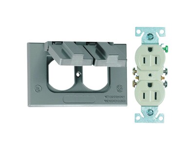 Foto 1 | Foto 1 | Kit De Enchufe Sigma Electric Rectangular De Metal 7x12x3 Cm Gris - Venta Internacional.