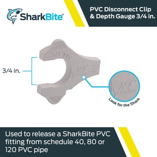 Foto 2 | Foto 2 | Pinza De Desconexión Sharkbite De Pvc De 3/4 Pulgadas Empuja Para Conectarla - Venta Internacional.