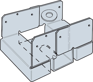 Foto 5 | Foto 5 | Soporte De Montaje Simpson Strong-tie Aba46z Ajustable 4x6 - Venta Internacional.