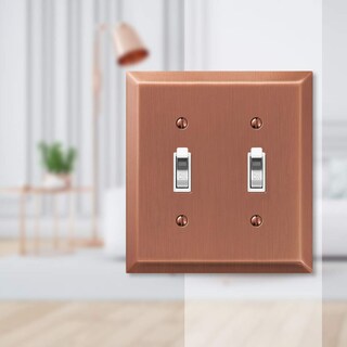 Foto 3 | Foto 3 | Placa De Pared Amerelle Century De Acero Con Doble Palanca Y Cobre Envejecido - Venta Internacional.