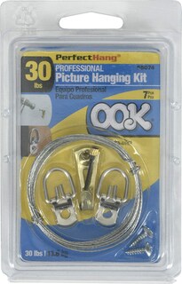 Foto 1 | Foto 1 | Kit De Colgadores De Fotos Ook 535640 De Latón Con Capacidad Para 13 5 Kg - Venta Internacional.