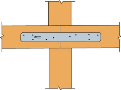 Foto 2 | Foto 2 | Correa Simpson Strong-tie De Acero Galvanizado 16 Ga. 30 Cm X 3 Cm - Venta Internacional.