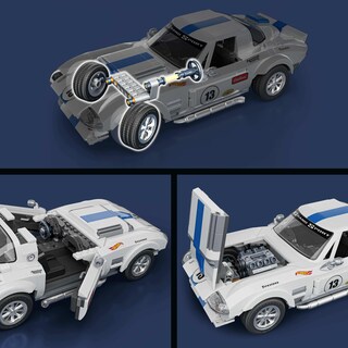 Foto 6 | Foto 6 | Set De Construcción Mattel Brick Shop Corvette Grand Sport 918 Piezas - Venta Internacional.
