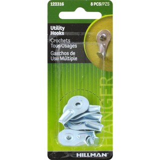 Foto 2 | Foto 2 | Ganchos Utilitarios Hillman Anchorwire Blancos 0 45 Kg Paquete De 8 - Venta Internacional.